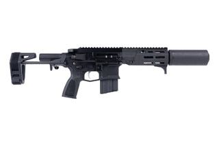 Maxim Defense PDX-SD 5.56 AR pistol features and integrally suppressed barrel.